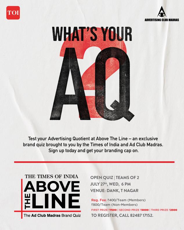 TOI And Adclub Madras Presents An Exclusive Brand Quiz